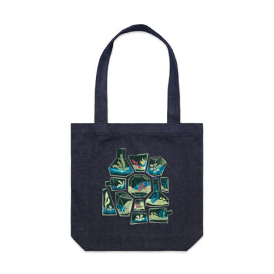 Terrarium Collection denim carry bag Thumbnail